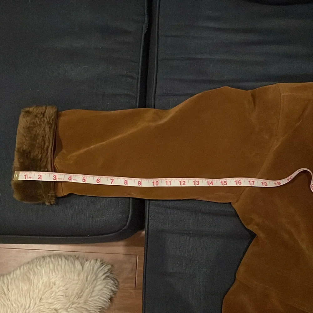GA Italian Textile Group Handmade Shearling Mens Coat - Picture 13 of 14